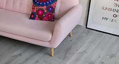 Parquet stratifié gris