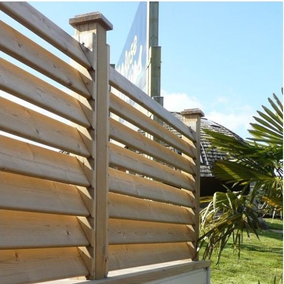 Clôture bois persienne autoclave 200x240cm 