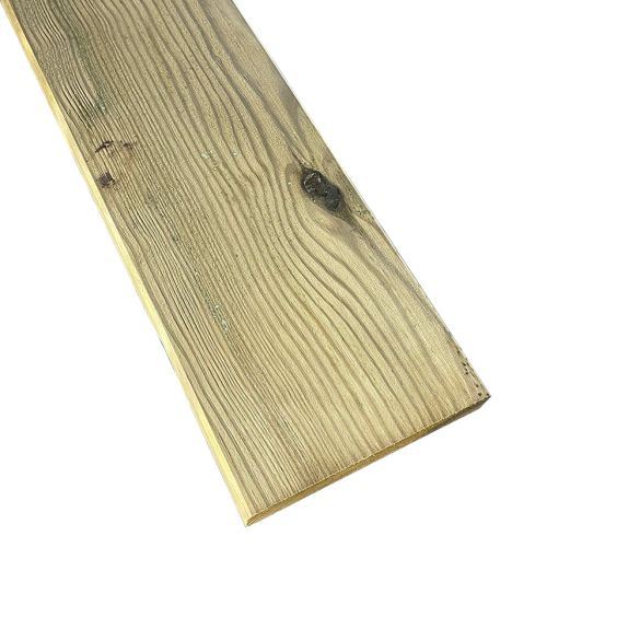 Lame terrasse tradition 145x22mm l.2,40 m en pin classe 4 vert - choix noueux