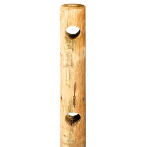Rondin 2 perçages traversants Ø14x150 cm