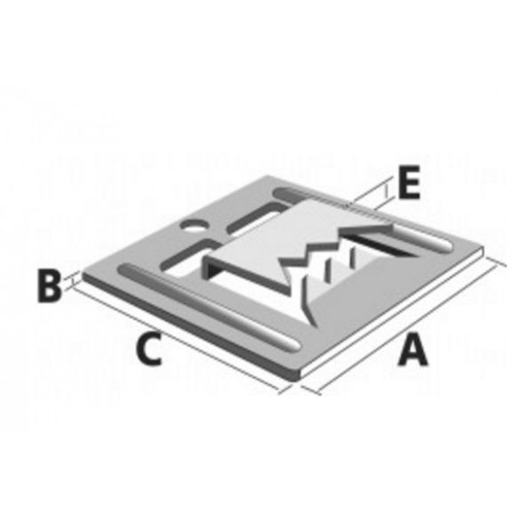 Clip pour lambris bois rainure 3mm - acier galvanisé - boîte de 250 pcs