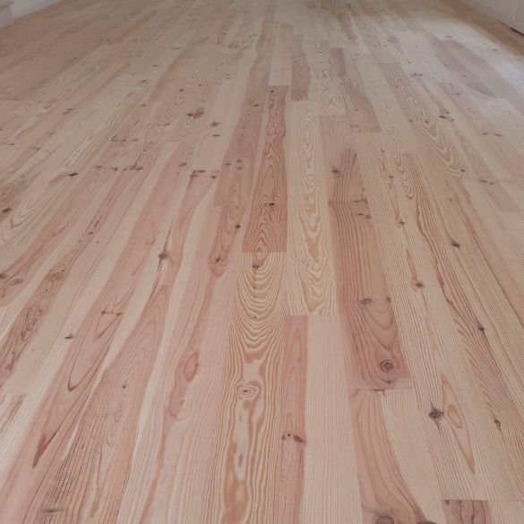 Parquet bois massif petits noeuds 200x20 cm en pin des landes