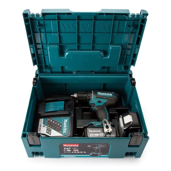 Perceuse visseuse ddf482rmj 18v li-ion 4 ah Ø13 mm + 2 batteries 4ah | makita