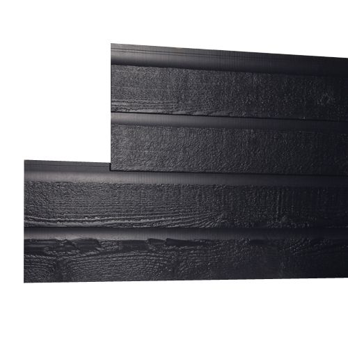 Bardage canexel ridgewood Ébène 10,2x280x3657 mm - paquet de 4 lames 