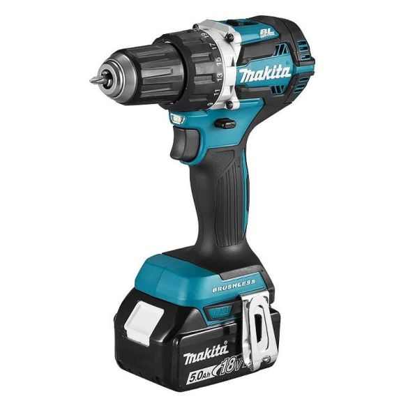 Perceuse visseuse ddf458rtj 18 v li-ion 5 ah + chargeur rapide + 2 batteries | makita