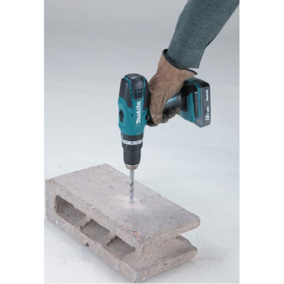 Perceuse visseuse à percussion 18 v 1,5 ah hp457dwe10 makita