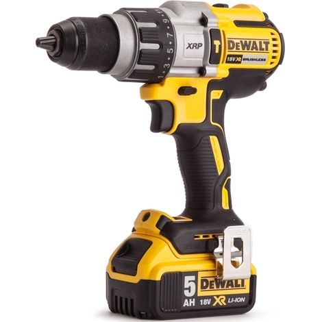 Perceuse visseuse percussion 18v 5ah li-ion couple 95 nm + 2 batteries | dewalt dcd996p2 