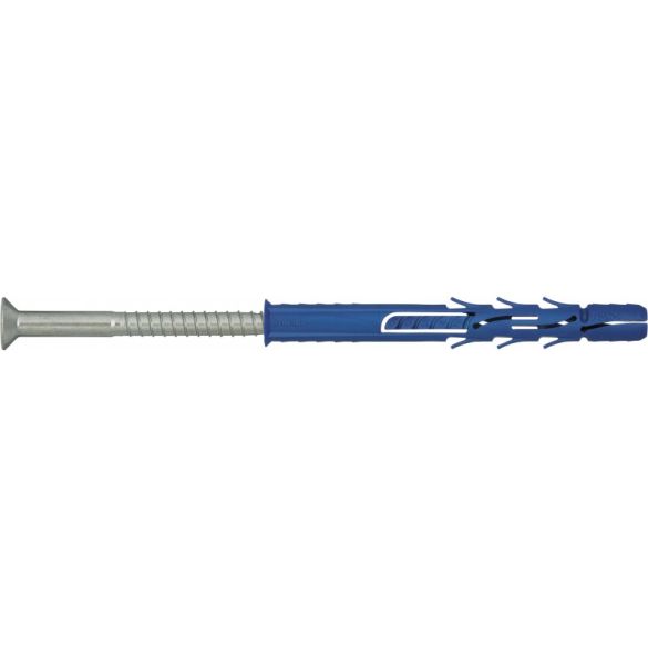 25 chevilles à frapper 10x160 mm pour matériaux creux - nylon tête fraisée - rawl
