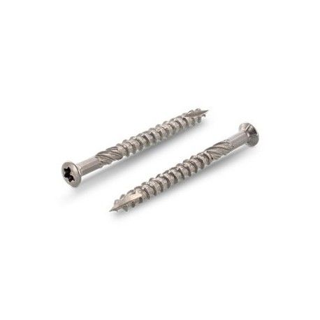200 vis construction bois Ø 5x80 mm torx 25 - tête fraisée - filetage partiel