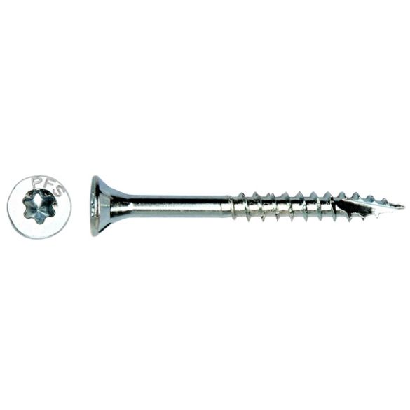 200 vis à panneaux bois Ø 3,5x40 mm torx15 - tête fraisée - filetage partiel