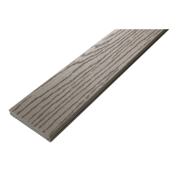 Lame terrasse composite classic gris 3050x127x20 mm à clipper - fiberon