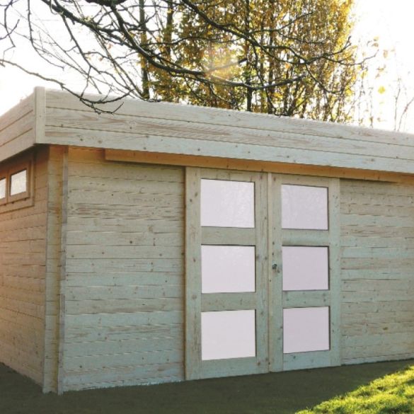 Abri jardin 40 mm viborg 418 x 328 cm 13,71 m² - s8994