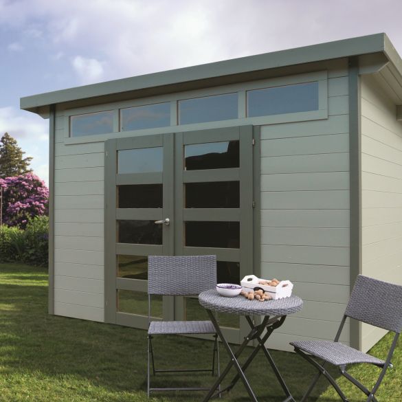 Abri jardin 28 mm verona 300x240 mm 7,20m² 