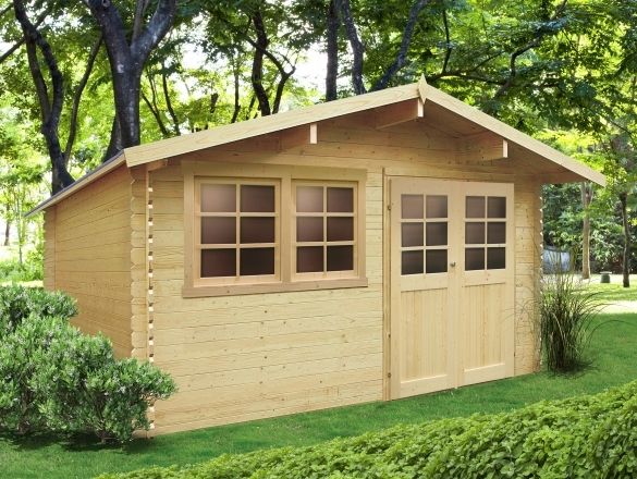 Abri jardin 28 mm niort 418 x 298 cm - 12,46m² - s8308