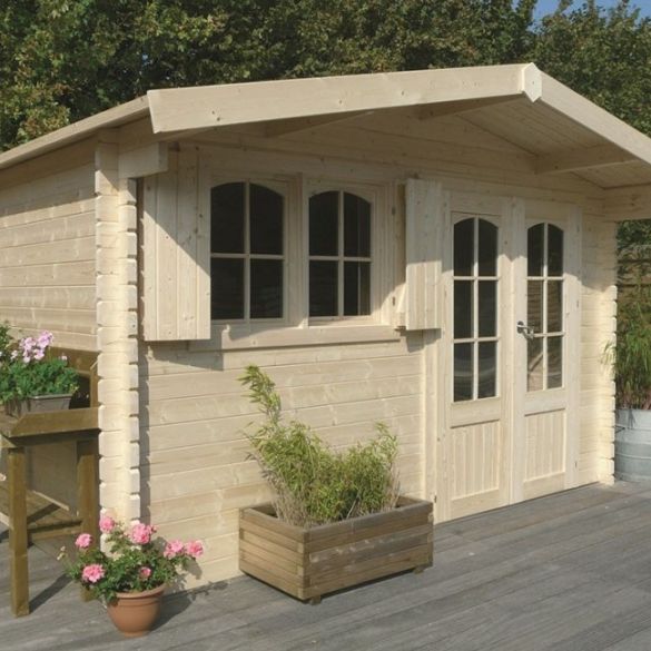 Abri bois 40 mm rignitz 16,22 m² 418x388 cm