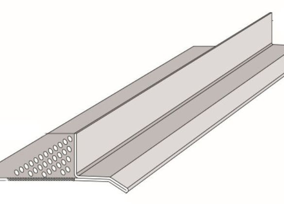 Larmier ventilé 65 mm longueur 3,00 m pour clins ridgewood - couleur au choix