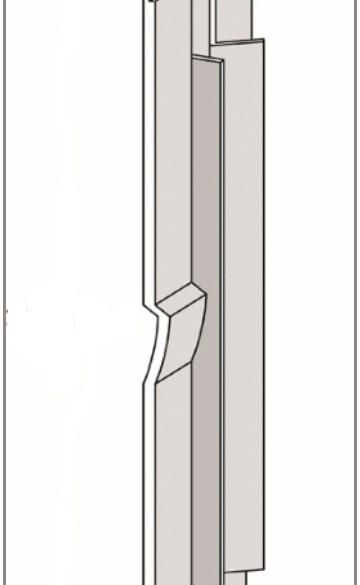 Moulure de joint 30 ridgewood - boite 20 pcs - couleur au choix