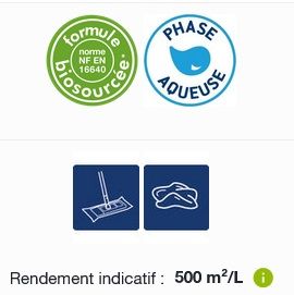 Savon 100% naturel entretien des parquets huilés incolore - 1 litre - blanchon