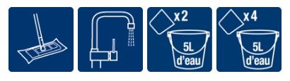 Décapant dégraissant parquets vitrifiés et sols stratifiés - 1 litre - blanchon