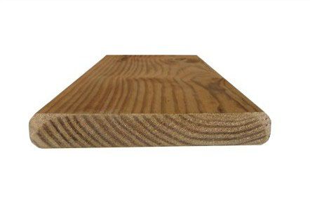 Lame terrasse béquia l. 2,32 m 90x22 mm en pin classe 4 marron
