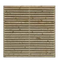 Panneau pare-vue bois strada 180x178 cm traité autoclave