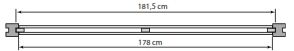 Panneau pare-vue bois strada 180x178 cm traité autoclave