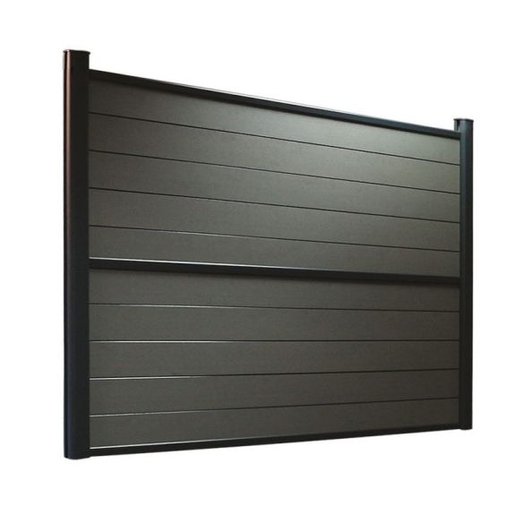 Lame de clôture composite ardoise 1800x150x20 mm - evoluclos debarge