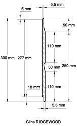 Clin canexel ridgewood gris loup 10,2x280x3657 mm - paquet de 4 lames 