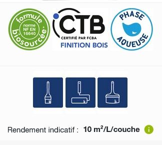 Vitrificateur parquet et escalier environnement - mat 5 litres - blanchon
