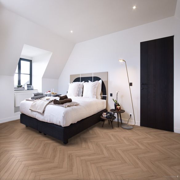Stratifié berryalloc chateau + bloom light brown 62002711 - lames type b