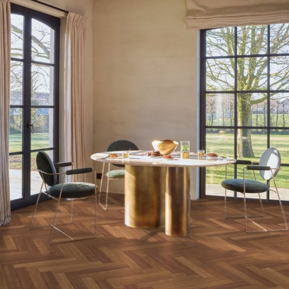 Stratifié berryalloc chateau + teak brown 62002729 - lames type b
