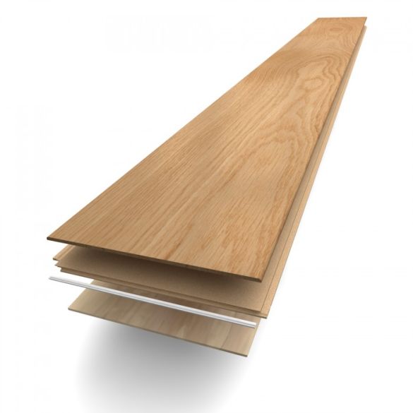 Parquet contrecollé monolame 1210x139x12 mm chêne mix topaze 