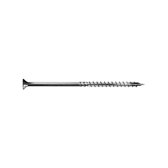 200 vis construction bois Ø 5x100 mm torx 25 - tête fraisée - filetage partiel