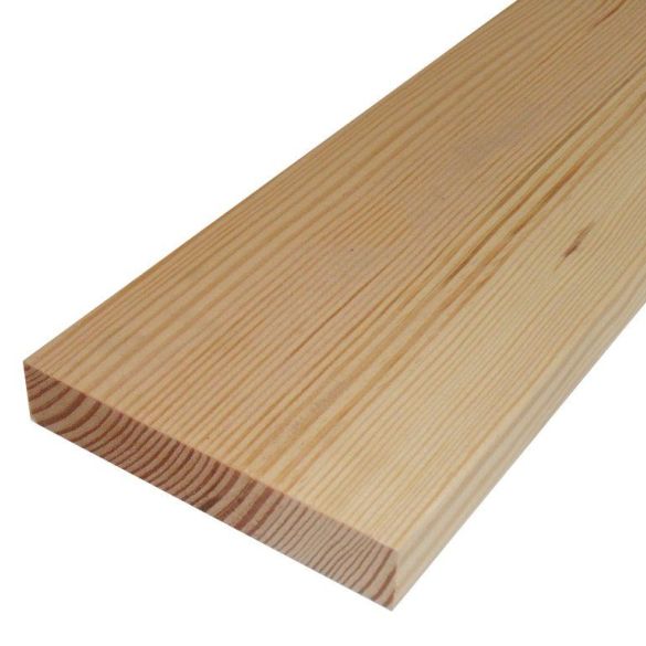 Tablette menuiserie rabotée 200x22 mm l. 2,40 m en pin des landes