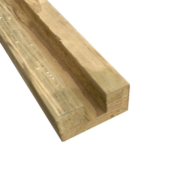 Poteau bois 90x45 mm l.2,40 m traité cl.4 vert