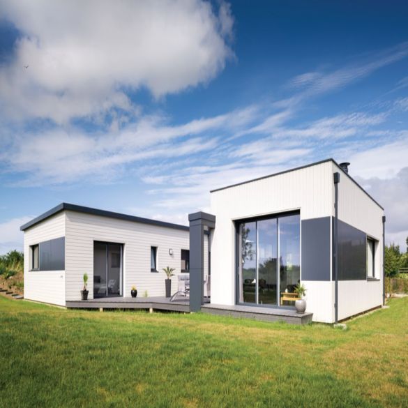 Bardage bois 4,15 m 19x122 mm extra blanc ontario silverwood