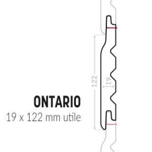 Bardage bois 4,15 m 19x122 mm extra blanc ontario silverwood