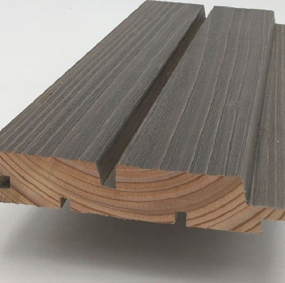 Bardage faux claire-voie diablo adoise long. 5,00 m - 26x135 mm