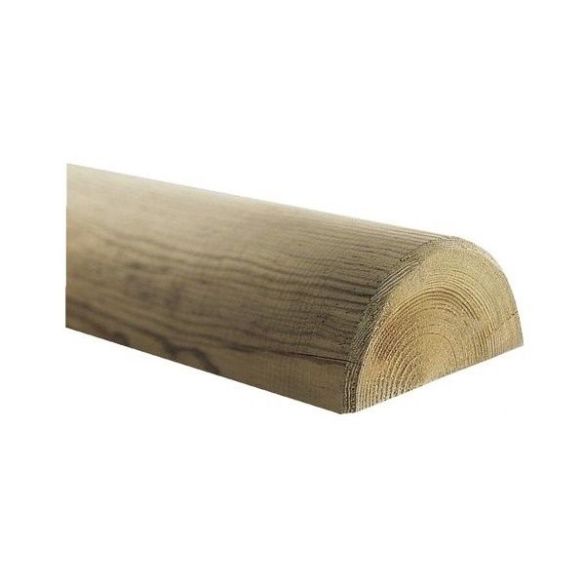 Demi rondin bois autoclave Ø10 x 250 cm