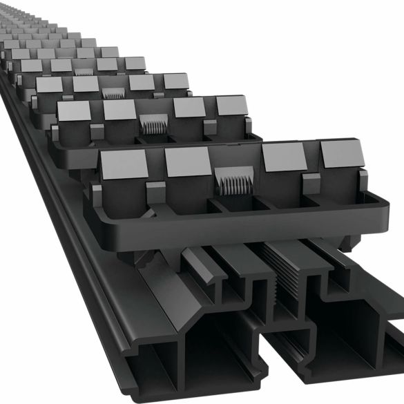 Rail pr24 pour lames de terrasse 120 mm - long. 1984 mm - grad
