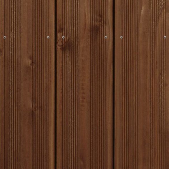 Lame pin du nord strié marron 3,00m - 145x27 mm