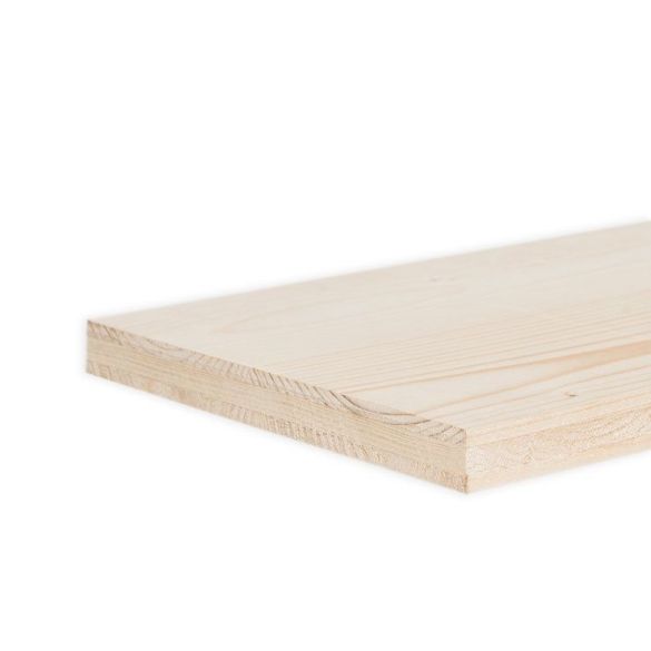 Panneau 3 plis épicéa 19 mm 300x102 cm - qualité b/c+ - binder