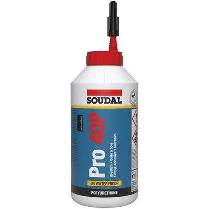 Colle à bois polyuréthane pro 40p 750g - 108766 - soudal