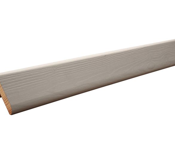 Corniere d'angle gris lumière 3000x55x55 mm - sapin traité cl3
