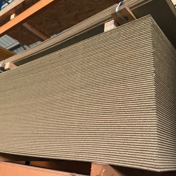 Panneau aggloméré hydrofuge en pin des landes pantyr p5 ctbh Ép. 38 mm 3060x1850 mm