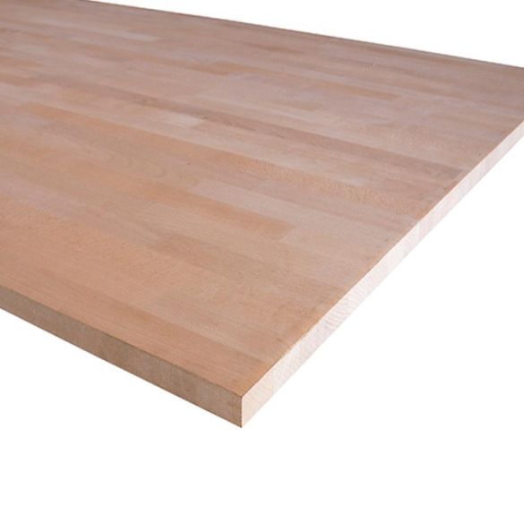 Panneau lamellé-collé hêtre abouté 450x110 cm Ép. 44 mm - qualité a/b