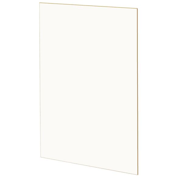 Panneau fibraprint blanc milieu sec 3 mm 244x122 cm prépeint sur 1 face