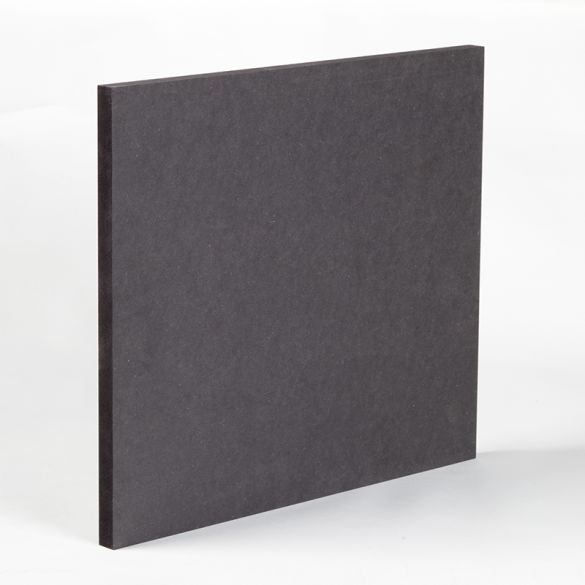 Panneau fibracolour noir 30 mm mdf teinté dans la masse 285x210 cm
