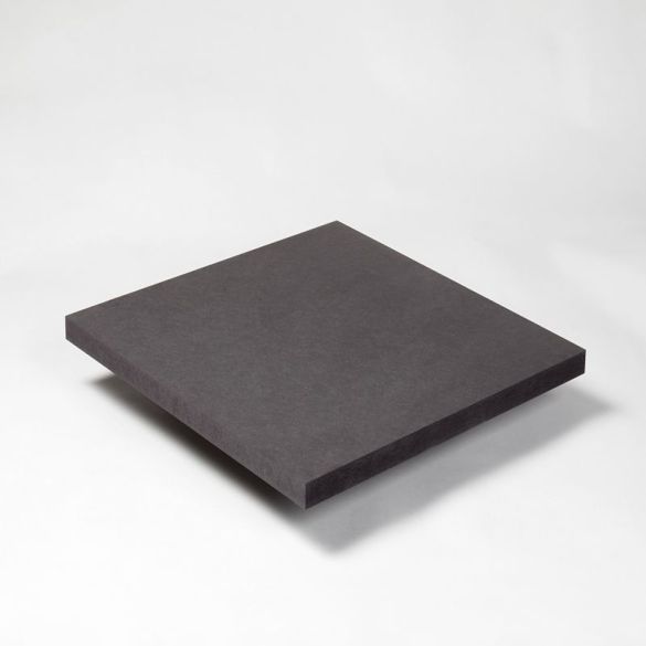 Panneau fibracolour noir 8 mm mdf teinté dans la masse 285x210 cm