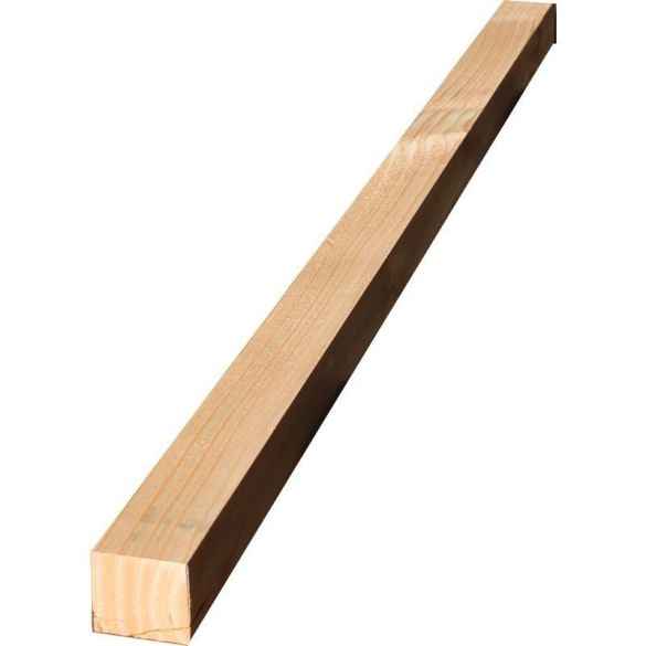 Tasseau bardage claire voie 45x45 mm l. 4,00m traité classe 3 marron